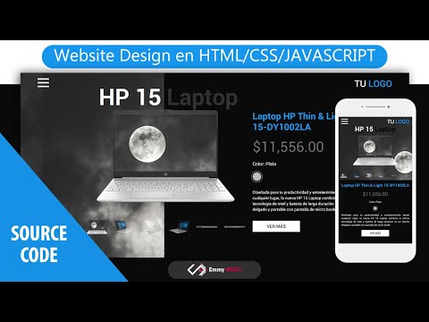 Website Design Buy Laptop [Thumbs Gallery:Swiper] Responsive | Con HTML CSS y JAVASCRIPT
