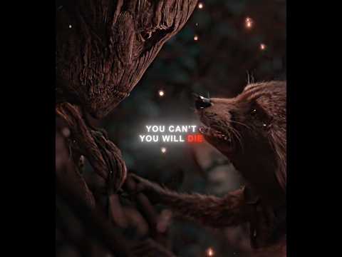 We Are GROOT | Guardians Of The Galaxy | Die With A Smile | #edit #marvel #shorts