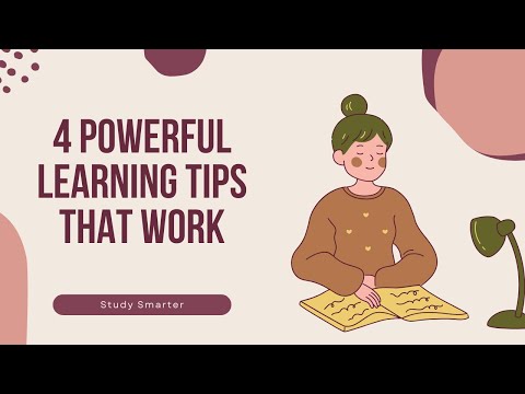 Study Smarter: 4 Powerful Learning Tips That Work        #motivation #learning #study