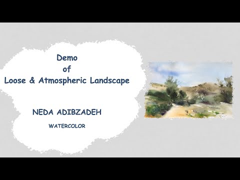 How to Paint a Loose & Atmospheric Watercolor Landscape