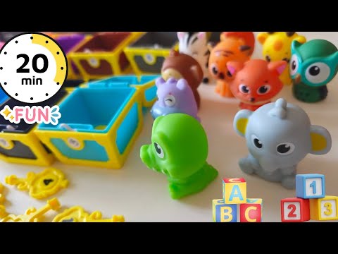 20 Minutes of ABC and 123 Fun! | Alphabet & Numbers Learning Video for Kids