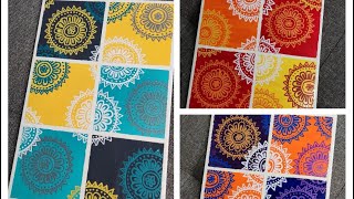 TILE PAINTING | Beautiful Decor Ideas | #tileart #tileartwork #beautifultiles #creativeidea