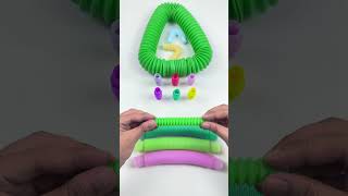 Relaxing with Voicing and color changing of pop tube #asmr #creative #satisfying#relaxing #voicings