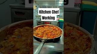 Chefs kitchen working time ☺️#kitchenskills #kitchen #cooking #food #shorts #shortsfeed #chefwire