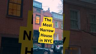 The Narrowest House in NYC! #didyouknow #nyc #fyi #nychistory #history #newyorkhistory #manhattan