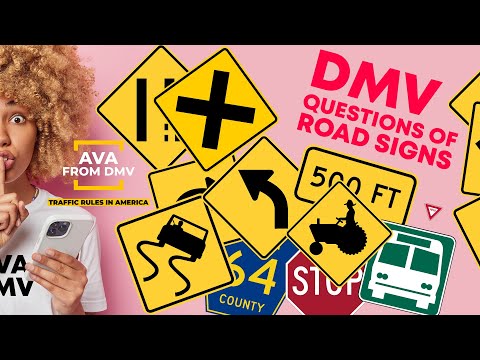 DMV Question of Road Signs | Practice Permit Test
