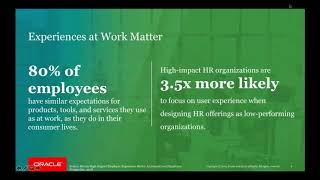 UKOUG Work Made Human: Oracle HCM Cloud Roadmap Webinar Preview