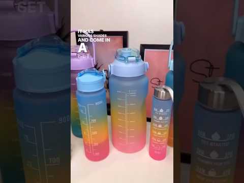 motivational water bottle