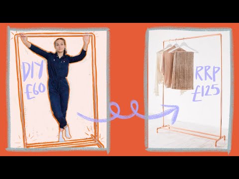 How to make your own *STRONG* copper clothing rail...