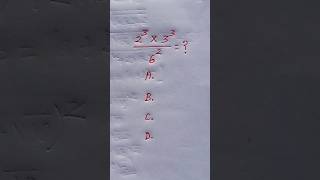 Exponent Math#short#maths #simplify#education#mathstricks#easymaths