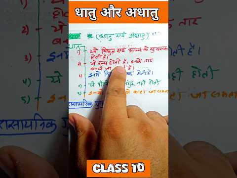 धातु और अधातु Important Question Class 10 | Metal And Non Metal Imp Question