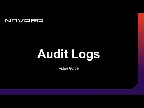 Audit Logs
