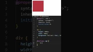 Learn how to animate custom properties using the new @property rule.#CSS #WebDevelopment#FrontendDev