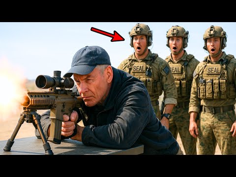 Just a Quiet Old Man at The SEAL Shooting Range— Until He Broke The SEAL Shooting Record