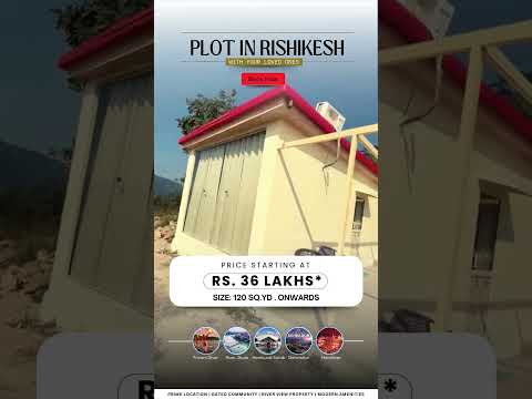 RESIDENTIAL PLOTS FOR SALE IN RISHIKESH |  Beautiful Ganga View plots #realestate  #rishikeshdairies
