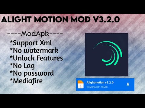 Download Alightmotion V3.2.0 Mod Support Presets 💯