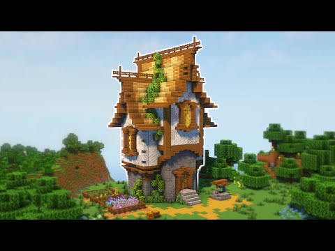 Minecraft | How to build a cozy medieval starter house