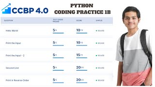 #CCBP Python Coding practice 1B | #nxtwave | #ccbpintensive | #coding questions solving | #trending