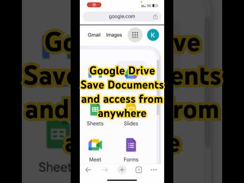 Google Drive (Upload Documents and Access Anywhere) #googledrive
