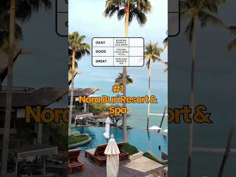 Ranking the resorts of Koh Samui #thailandtravel