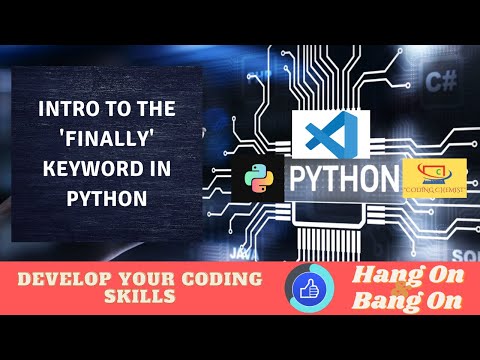 V33 - Introduction to 'finally' keyword in Exception Handling with Python