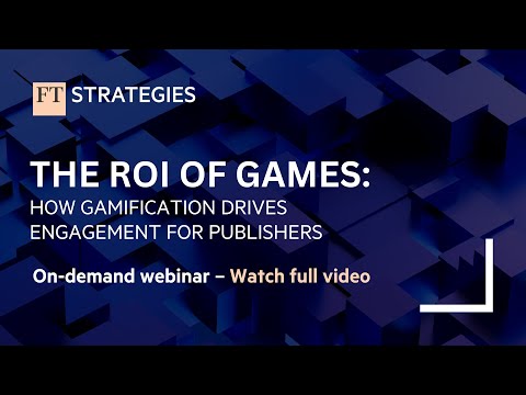 WEBINAR: The ROI of Games: How Gamification Drives Engagement for Publishers