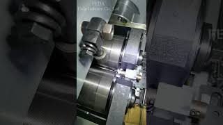 FD-15T Thread Rolling Machine + Automatic Feeder.#machine #engineering #auto #factory #feeding #plc