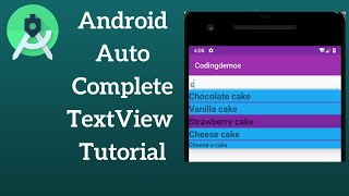Android AutoCompleteTextview With Custom Layout