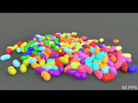 Satisfying jelly beans drop test