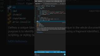 HTML form elements || form elements without CSS #shorts