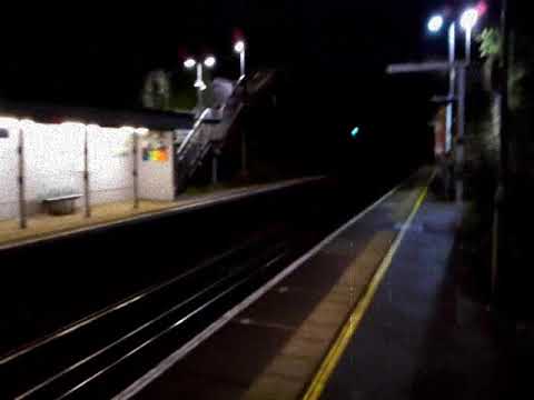 A Creepy Train Station in the Night
