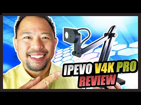 AI Document Camera Under $200? Product Review IPEVO V4K PRO I Ed Tchoi