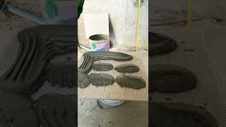 DIY tile work in bathroom #construction