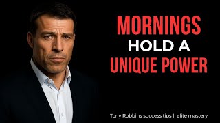 MORNINGS HOLD A UNIQUE POWER || Tony Robbins success tips || elite mastery