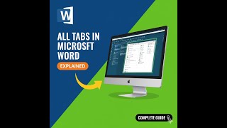 The ABSOLUTE BEST Way to Use MICROSOFT WORD TABS for Document Organization