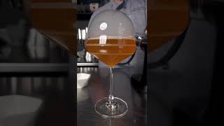 Learn how to place a smoke bubble on your cocktails  🌬️ #Shorts