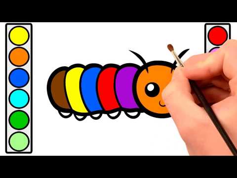 Caterpillar Drawing For Kids Coloring Pages - Coloring For Kids