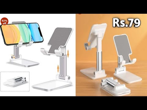 Foldable Mobile Stand Review | Adjustable Phone & Tablet Holder for Bed, Office, & More!
