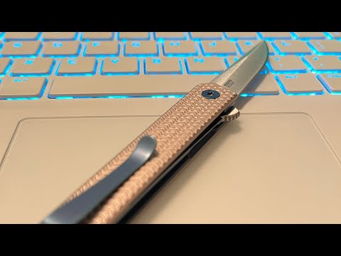 CRKT CEO Micro flipper unboxing and tabletop overview. Pocket knife, EDC knife, fun and different.