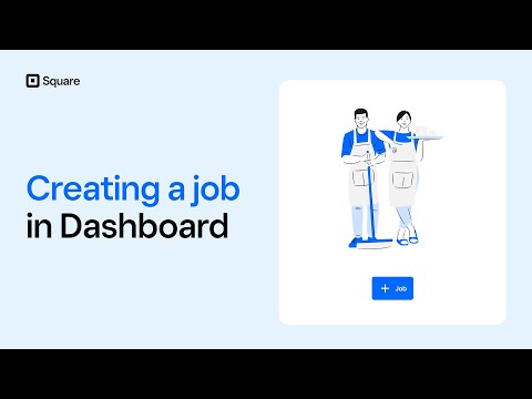 Creating a job in Dashboard