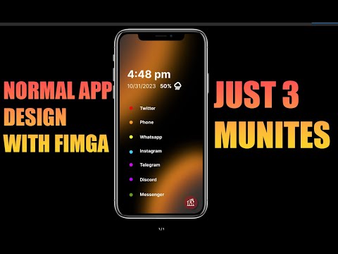 HOW TO CREATE NORMAL MOBILE APP DESIGN WITH FIGMA SOFTWARE DESIGNING [ UI / UX DESIGN ]