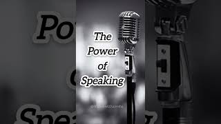 The Power of Speaking 🗣️ #speech #speaking #englishwithayesha