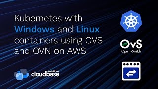 Kubernetes with Windows and Linux containers using OVS and OVN on AWS (Amazon Web Services)