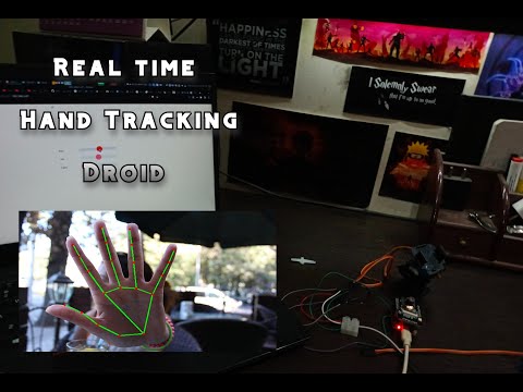 Create Simple Hand Tracking Droid using ESP-32 Cam