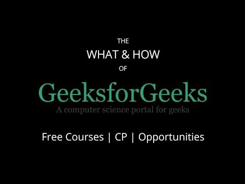 GeeksforGeeks | How to Use It | Free Courses