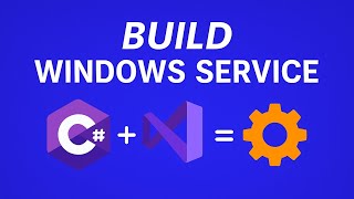 Build a Windows Service from Scratch Using a Console App (C#)