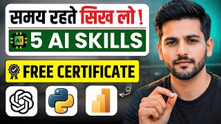 Top 5 Free courses to learn High Paying AI & Data Skills in 2026 – Free certificate