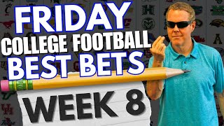FREE Picks For ALL FOUR Friday Week 8 College Football Games!