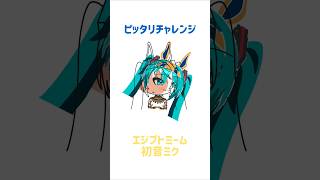 【新作】ピッタリチャレンジ！エジプトミーム風の初音ミク編