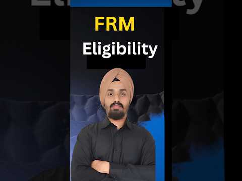 Eligibility for FRM Exam #ytshorts #shorts #vardeez #frmpart1 #frm